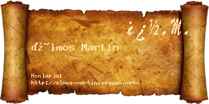 Álmos Martin névjegykártya